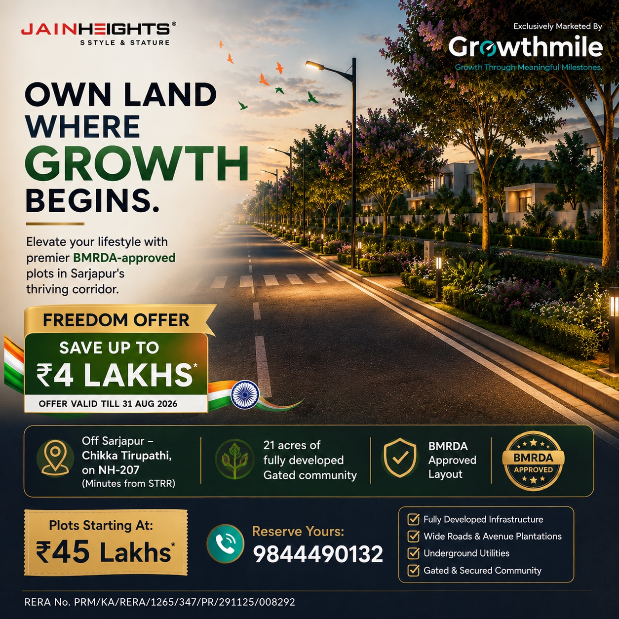 BMRDA Approved Plots in Sarjapur: A Buyer’s Guide