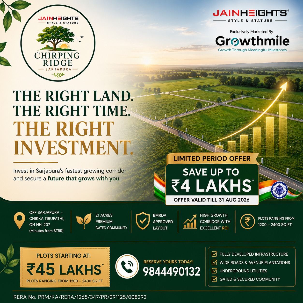 Chirping Ridge land investment creative